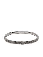 Shamballa Jewels bracelet torque serti de diamants - Argent