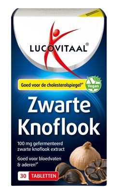 Lucovitaal Zwarte Knoflook Tabletten Lucovitaal Zwarte Knoflook Tabletten