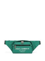 Dolce & Gabbana sac banane à logo embossé - Vert