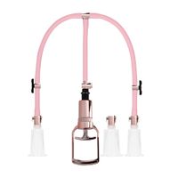 Clitoral & Nipple Pump Set Large - Rose Gold