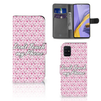 Samsung Galaxy A51 Portemonnee Hoesje Flowers Pink DTMP