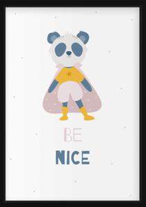 Affiche - Panda / BE NICE