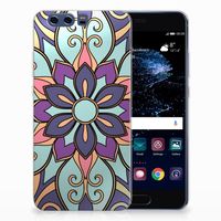 Huawei P10 Plus TPU Case Purple Flower - thumbnail