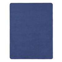 Woondeken van bio-katoen, blauw 150 x 200 cm