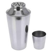 Cocktailshaker - zilver - RVS - 500 ml - cocktails maken - drank accessoires