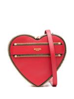 Moschino pochette zippée à design cœur - Rouge - thumbnail