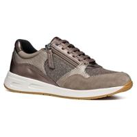 Geox D Bulmya B Sneakers voor dames, Taupe Dk Beige, 41 EU