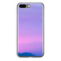 Sunset pastel: iPhone 8 Plus Transparant Hoesje - thumbnail