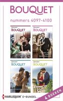 Bouquet e-bundel nummers 4097 - 4100 - Natalie Anderson, Dani Collins, Cathy Williams, Melanie Milburne - ebook - thumbnail