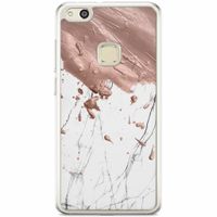 Huawei P10 Lite siliconen hoesje - Marble splash