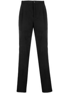 Saint Laurent pantalon droit à rayures - Noir