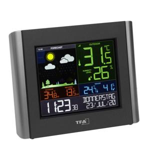 TFA Dostmann VIEW METEO 35.8000.01 WiFi-weerstation Verwachting voor 12 uur Aantal sensoren max.: 1