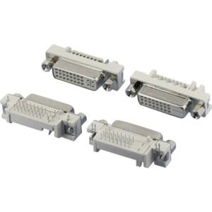 W & P Products 507-29-2-2-20 DVI-connector Bus, inbouw horizontaal Aantal polen: 29 Zilver 1 stuk(s)