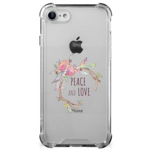 iPhone SE 2022/2020 | iPhone 8/7 Stevig Bumper Hoesje Boho Text