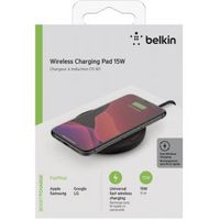 Belkin Wireless Charging Pad 15W USB-C Kabel met poweradapter zwart