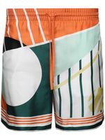 Casablanca short de sport Court Abstrait - Vert