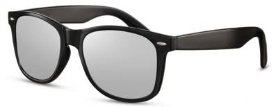 CWI zonnebril unisex wayfarer zwart/zilver (CWI2491)