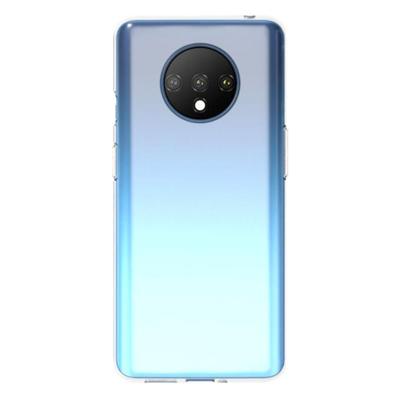Shop4 - OnePlus 7T Hoesje - Zachte Back Case Transparant