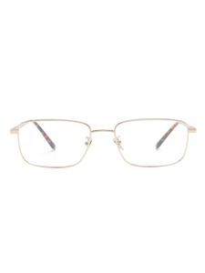 Giorgio Armani lunettes de vue à monture rectangulaire matte