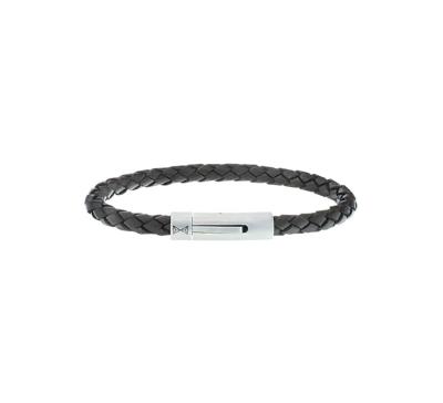 AZE Jewels Armband Iron Single String Brown | Maat L