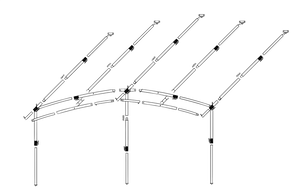 Dorema Frame Voortent Octavia 240 Staal EasyGrip 25mm