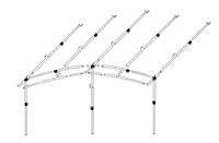 Dorema Frame Voortent Octavia 240 Staal EasyGrip 25mm