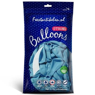 Ballonnen lichtblauw 100 stuks Ballonnen lichtblauw 100 stuks