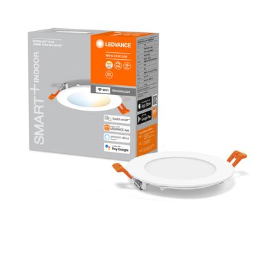 LEDVANCE 4058075573253 SMART RECESS SLIM DOWNLIGHT TW LED-inbouwlamp LED 8 W Wit