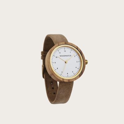 Houten Horloge Copenhagen Beige Houten Horloge Copenhagen Beige