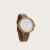 Houten Horloge Copenhagen Beige