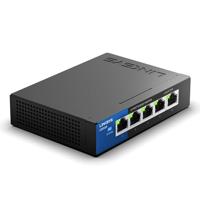 Linksys LGS105-EU 5-poorts onbeheerde Gigabit-netwerkswitch - Ethernet-switch/hub met metalen behuizing voor thuis en kantoor - Tafelmodel of wandbevestiging, Ethernet-splitter, Plug-and-play