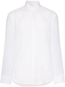 Frescobol Carioca chemise Antonio en lin - Blanc