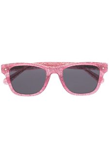 Chiara Ferragni lunettes de soleil CF 1006/S à monture carrée - Rose