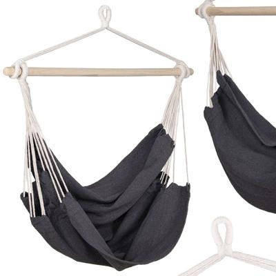 Viking Choice  Hangstoel Grijs 130x100 cm - Witte touwen