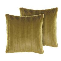 Beliani-PUMILA -Sierkussen set van 2-Groen-45 x 45 cm-Polyester