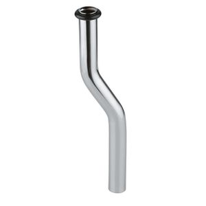 GROHE urinoir spoelpijp 20cm met sprong 3cm O 18mm met O ring chroom 37038000