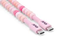 Club3D CAC-3010 USB-C® parelkabel roze