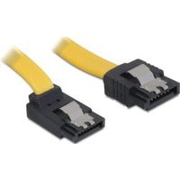 Delock 82472 SATA 3 Gb/s Kabel recht naar boven haaks 30cm geel