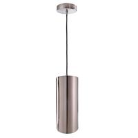 Hanglamp BARREL, 100W, E27, 220-240V, IP20, zilver gesatineerd