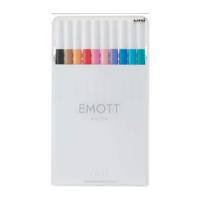 Uni - Emott Fineliner - 10 Assorted, No. 2