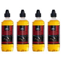 Bio lampenolie citronella - 4x - 750 ml - citrusgeur - fakkelolie - olie citroen