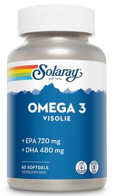 Solaray Omega 3 Visolie Softgels