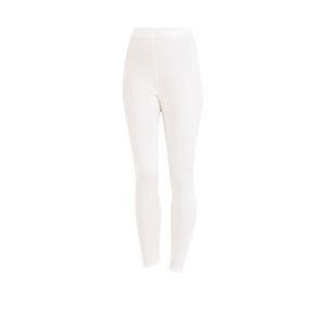 Legging van bio-zijde, natuur Maat: 46