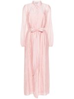 Baruni robe-chemise Flou à effet froissé - Rose - thumbnail