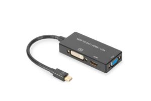 Digitus AV Converter AK-340419-002-S [Mini-displayport - HDMI, DVI, VGA] 3840 x 2160 Pixel