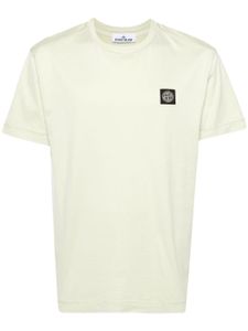 Stone Island t-shirt en coton à patch Compass - Vert