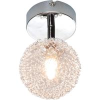 Led Plafondlamp - Plafondverlichting - Trion Ware - G9 Fitting - 1-lichts - Rond - Glans Chroom - Aluminium