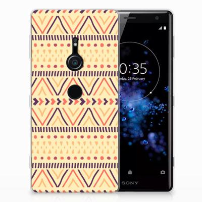 Sony Xperia XZ2 TPU bumper Aztec Yellow Sony Xperia XZ2 TPU bumper Aztec Yellow