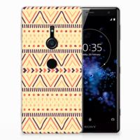 Sony Xperia XZ2 TPU bumper Aztec Yellow