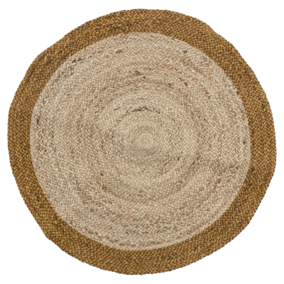 Bloomingville Vloerkleed Birk Bruin 90 x 90